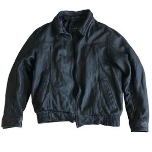 Vintage Wilson's Leather M. Julian bomber XL Black Leather Coat Jacket